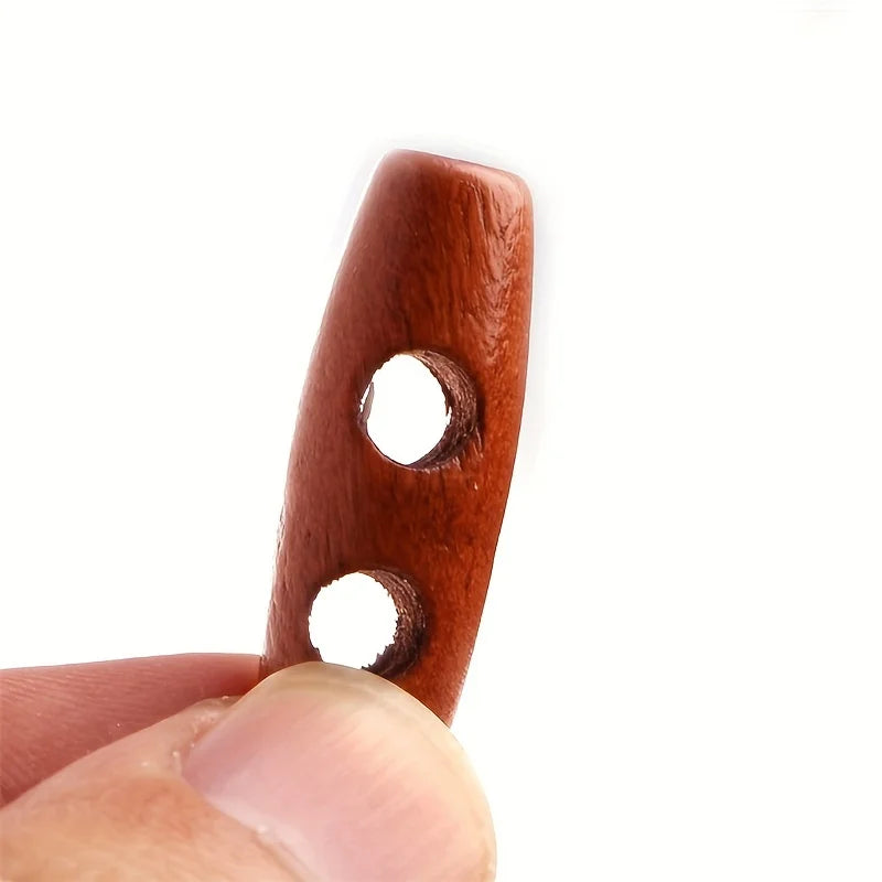 🌿 Lot de 50 Boutons en Bois Naturel