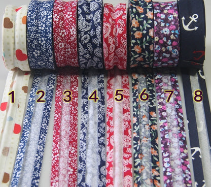 🌸 Biais Fleuri 100% Coton