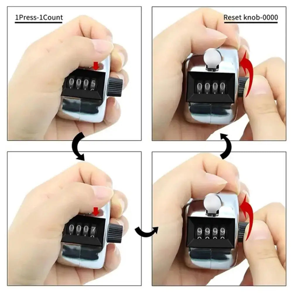 🔘 Compteur Manuel 4 Chiffres