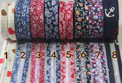 🌸 Biais Fleuri 100% Coton