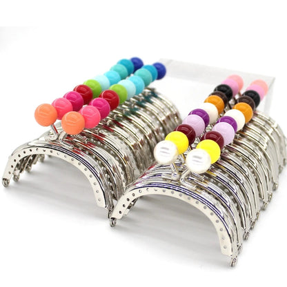 🧡 Fermoir Métal Argenté 8CM