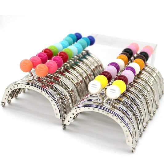 🧡 Fermoir Métal Argenté 8CM