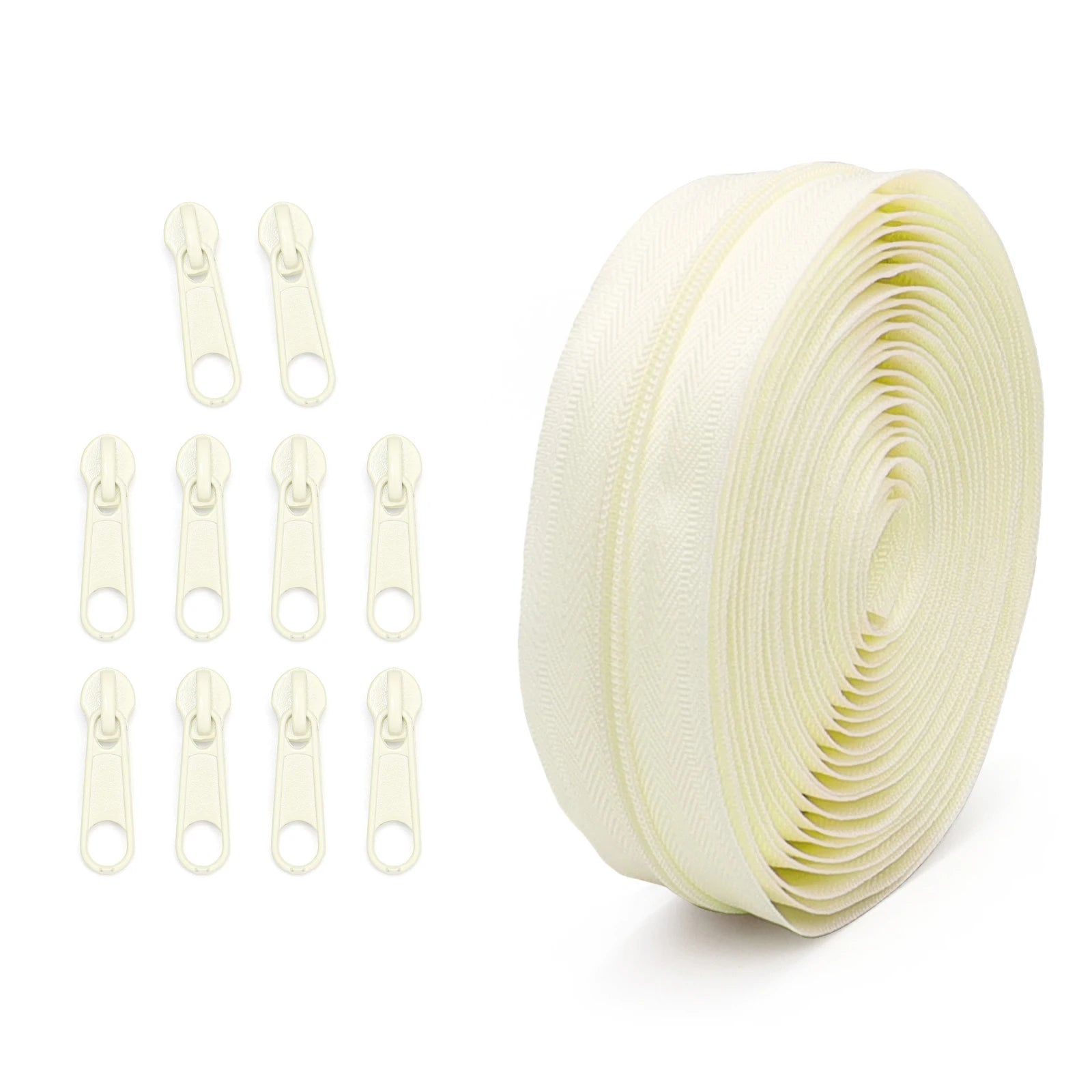 🧵 Set Fermeture Éclair + 10 Curseurs assortis