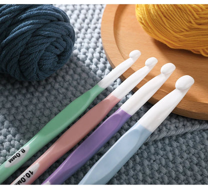 🧶 Crochets Ergonomiques Multicolores – 6 à 20 mm ✨