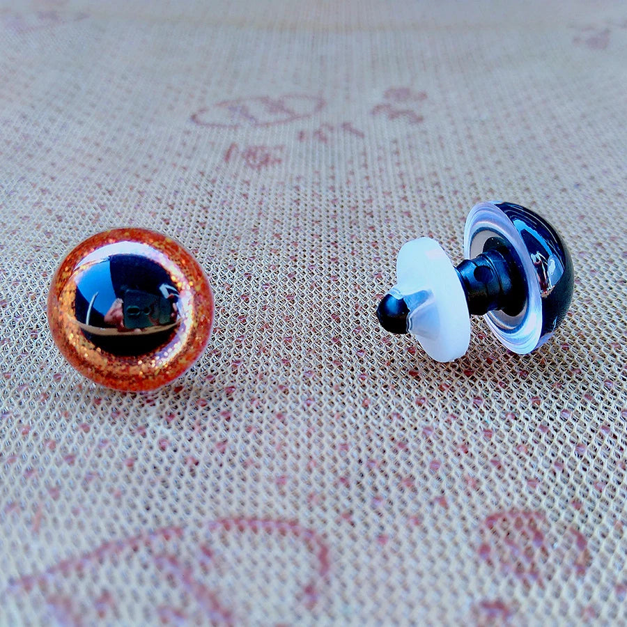 ✨ Lot de 20 Yeux de Sécurité 3D Pailletés