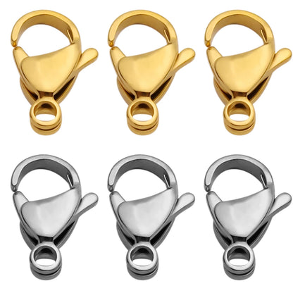 Lot de 20-40 Fermoirs Mousquetons en Acier Inoxydable