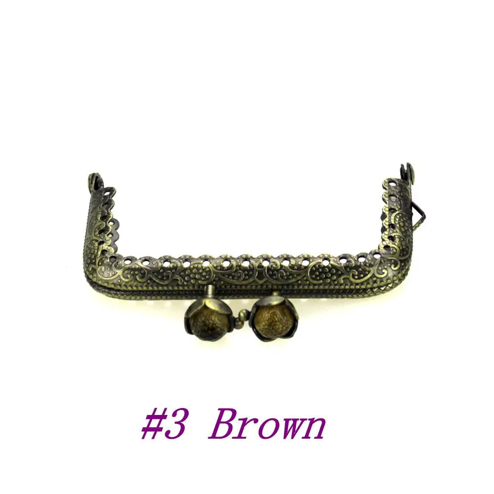 👛 Lot de 10 Fermoirs Carrés 8,5 cm