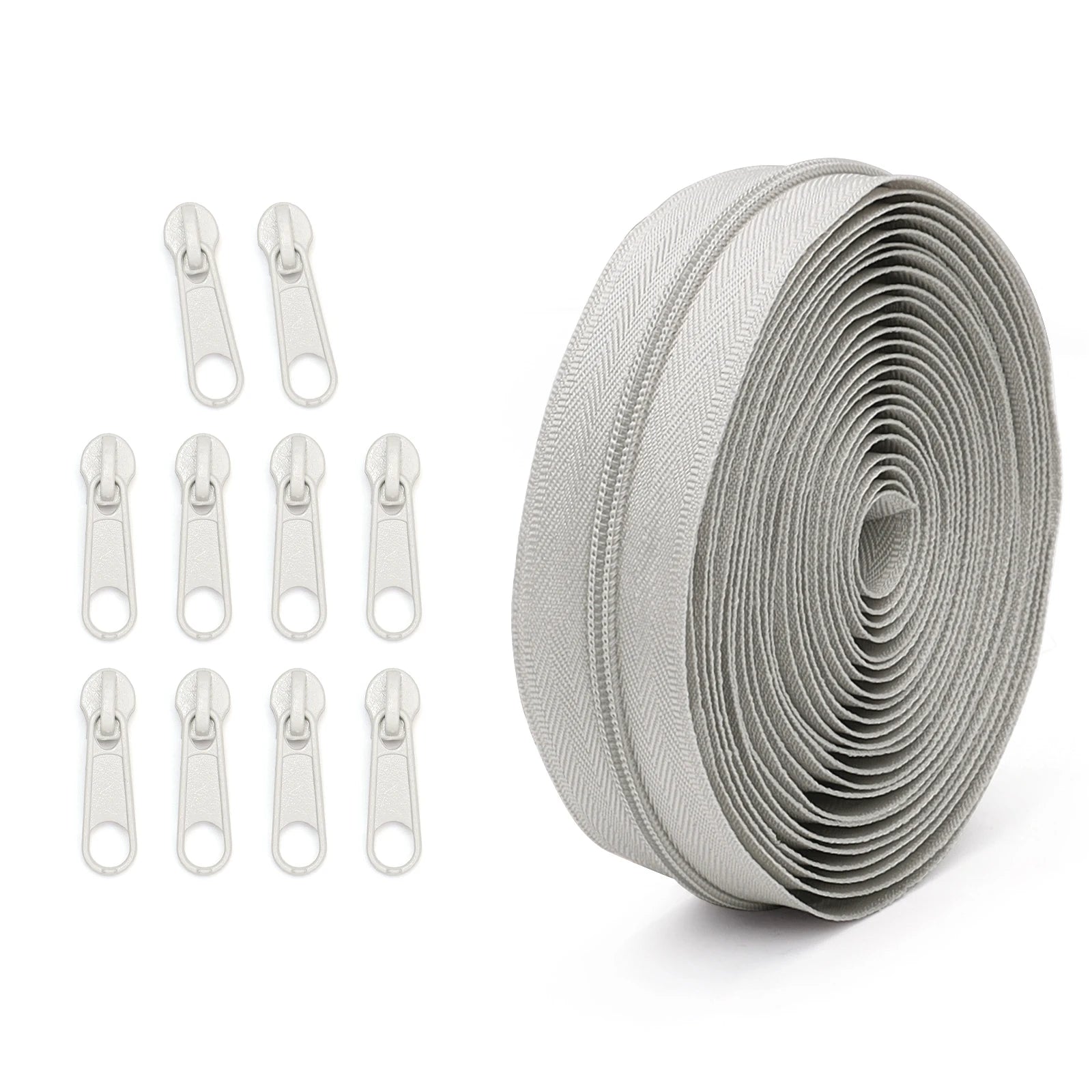 🧵 Set Fermeture Éclair + 10 Curseurs assortis