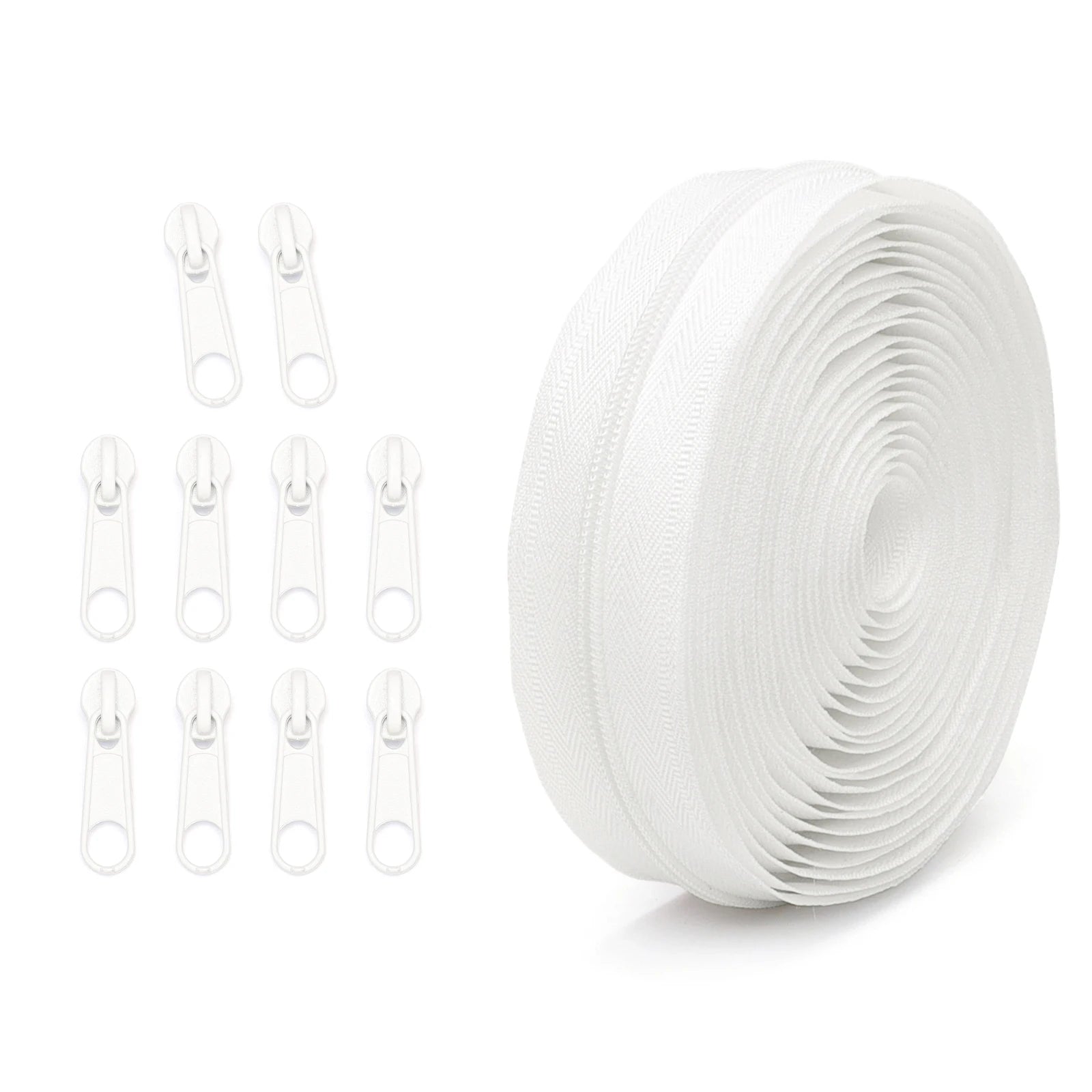 🧵 Set Fermeture Éclair + 10 Curseurs assortis