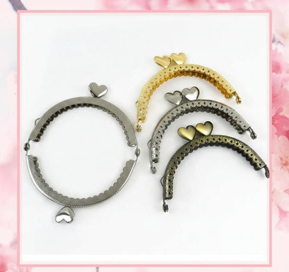 👛 Fermoir Métal Embossé 8,5 cm