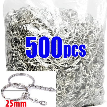 🔗 50 à 500pcs Anneaux Porte-Clés