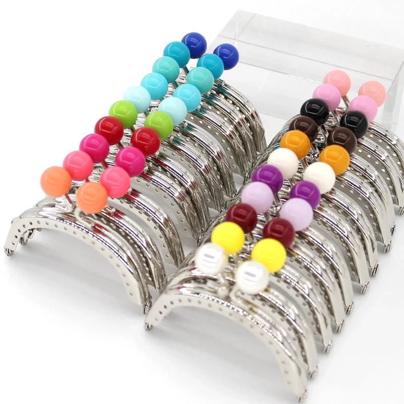 🧡 Fermoir Métal Argenté 8CM