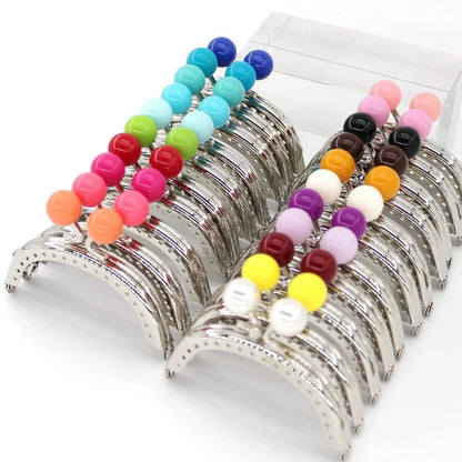 🧡 Fermoir Métal Argenté 8CM