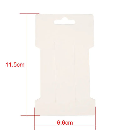 📦 50pcs Cartes Présentoirs Bijoux