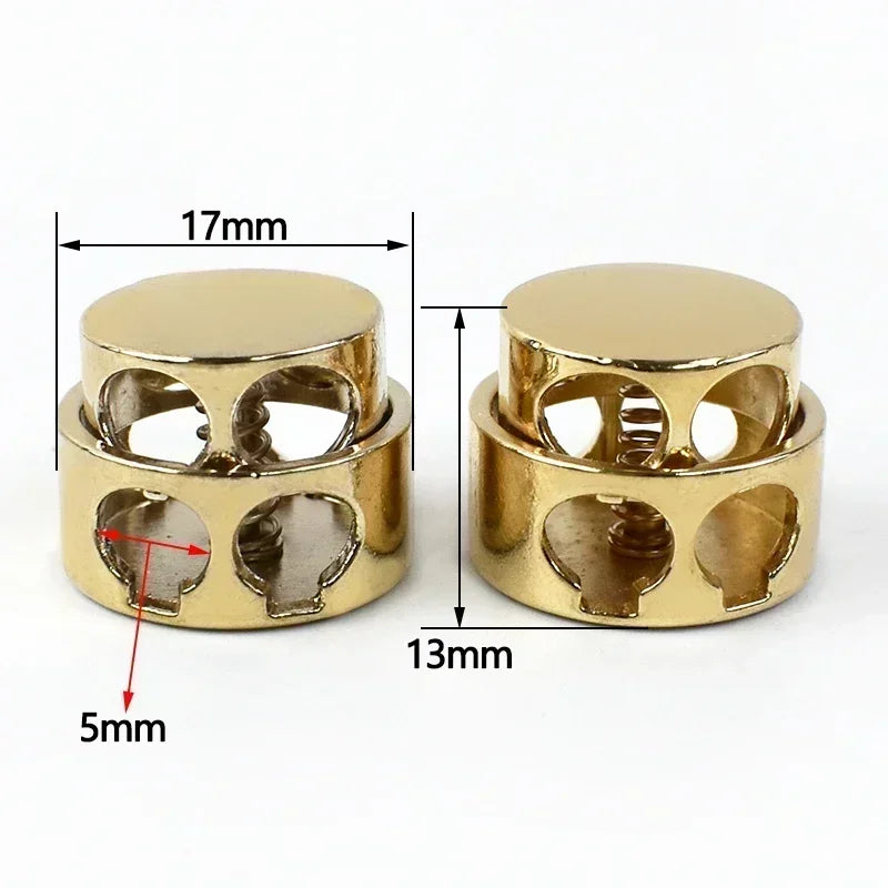 🔩 10pcs Bloque-Cordon Métal à Ressort