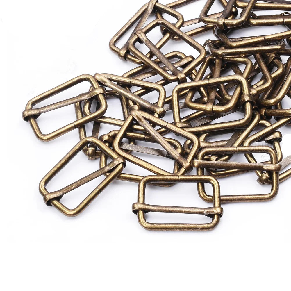 🎯 Lot de 10 Boucles Coulissantes Métal