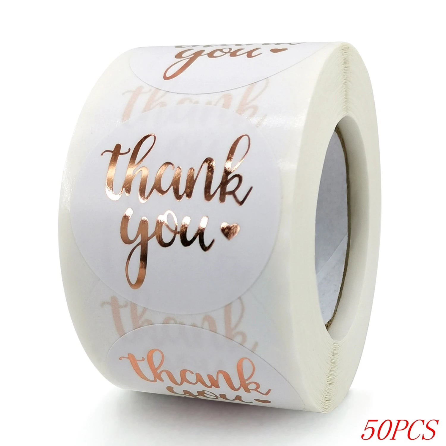 💙 Stickers “Thank You” – 50 à 500 pcs