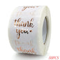 💙 Stickers “Thank You” – 50 à 500 pcs