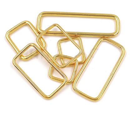 🔲 Boucles Métal Rectangulaires