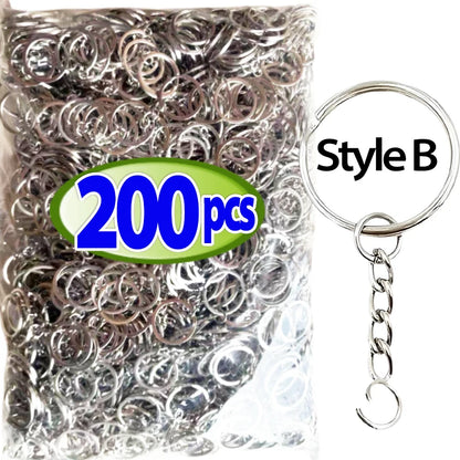 🔗 50 à 500pcs Anneaux Porte-Clés