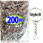 🔗 50 à 500pcs Anneaux Porte-Clés