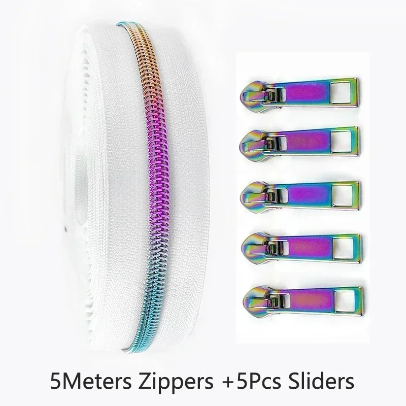 🧵 Fermeture Éclair Nylon + Curseurs inclus