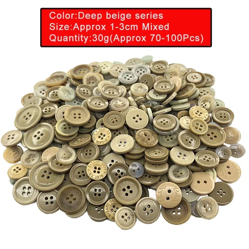 🎨 Lot de 70 à 100 Boutons Ronds Colorés