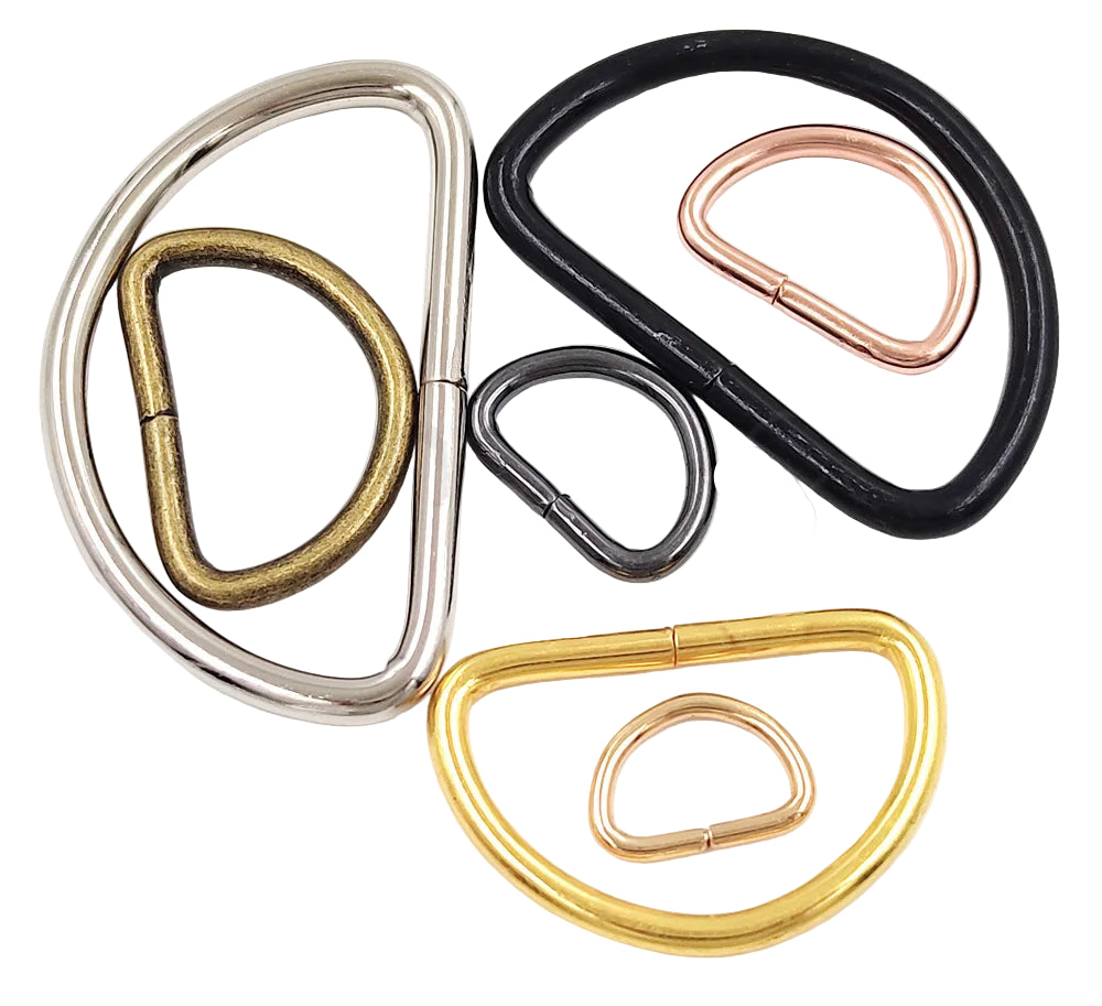 🔗 Lot de 20 Boucles Métalliques en D