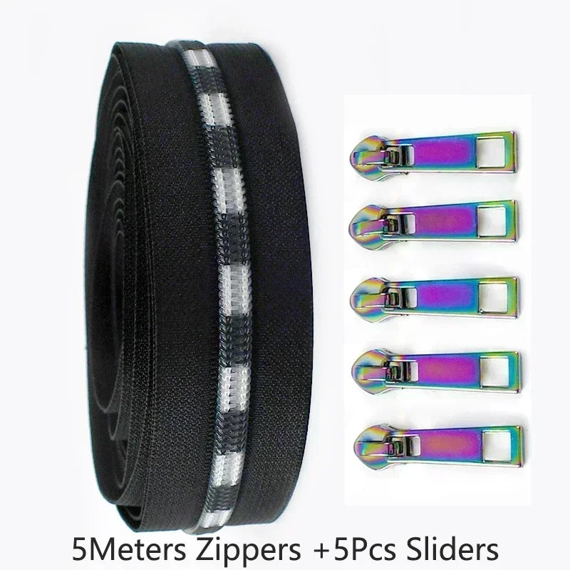 🧵 Fermeture Éclair Nylon + Curseurs inclus