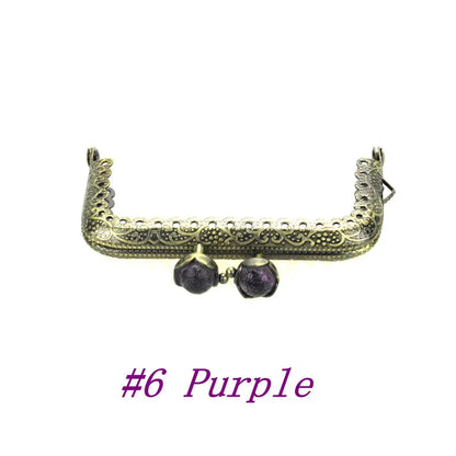 👛 Lot de 10 Fermoirs Carrés 8,5 cm