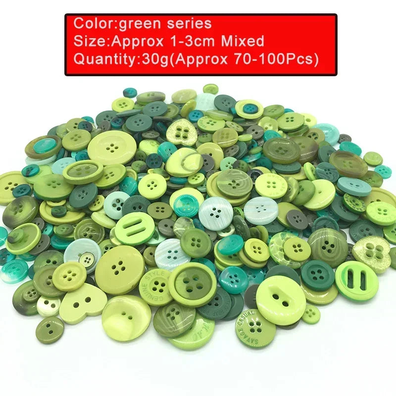 🎨 Lot de 70 à 100 Boutons Ronds Colorés