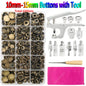 🧷 Kit Boutons Pression Métal + Pince
