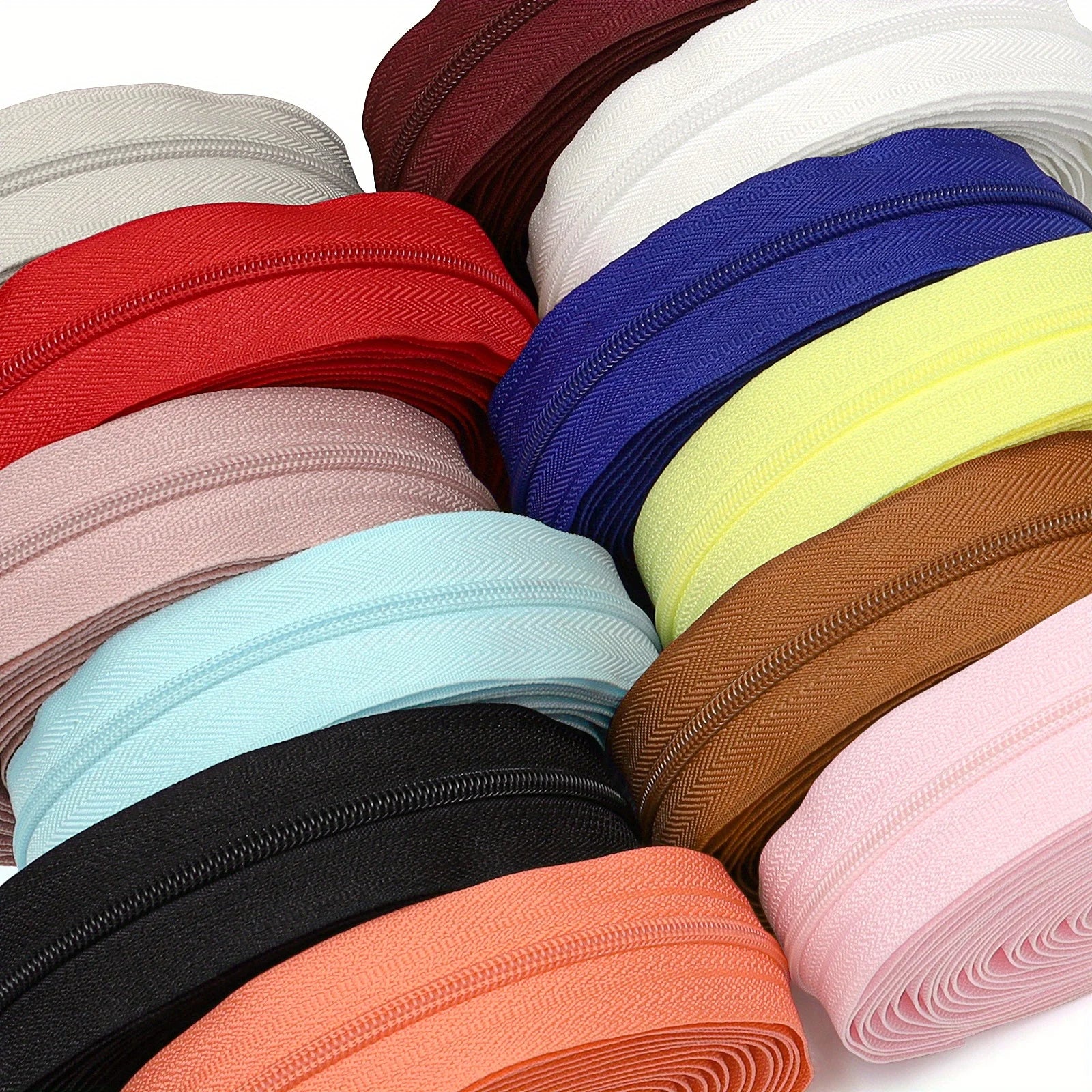 🧵 Set Fermeture Éclair + 10 Curseurs assortis