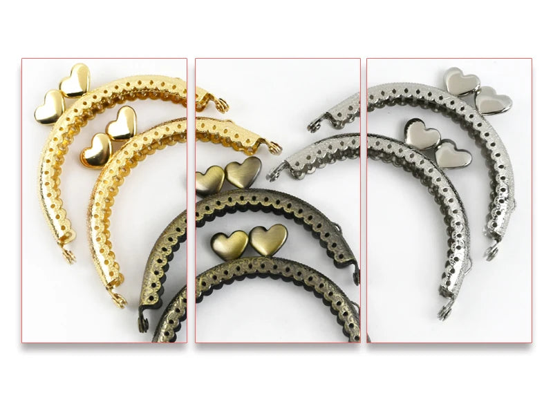 👛 Fermoir Métal Embossé 8,5 cm