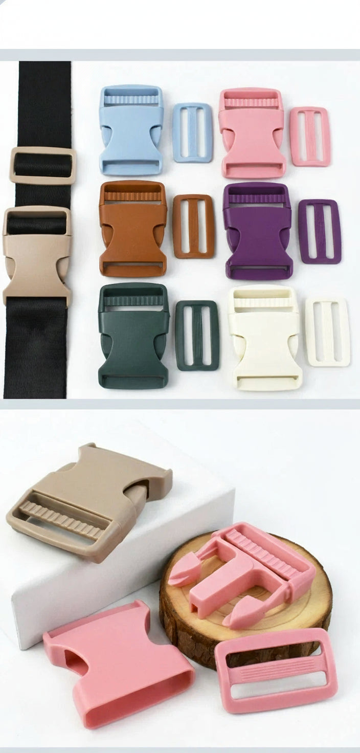 🔗 Lot de Boucles en Plastique – 38 mm