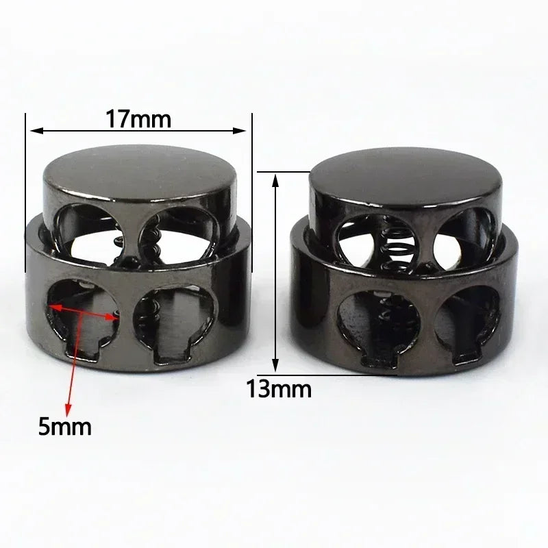 🔩 10pcs Bloque-Cordon Métal à Ressort