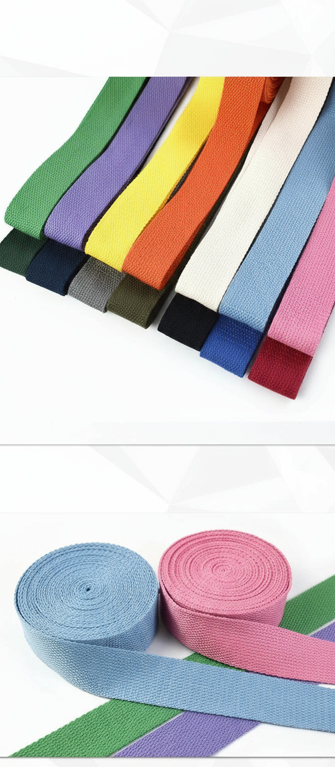 4 Mètres Sangle en Coton Épaisse 1.3mm