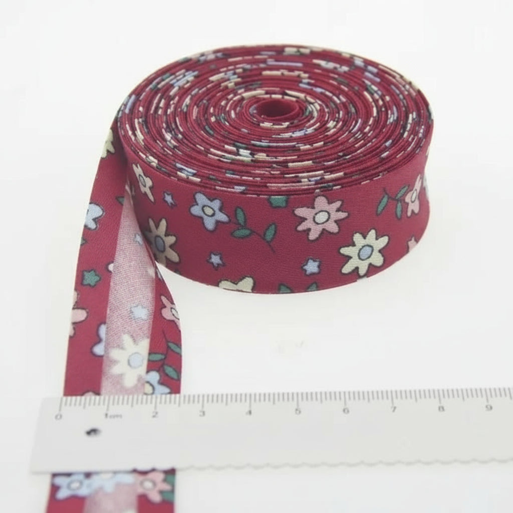 🌸 Biais Fleuri 100% Coton