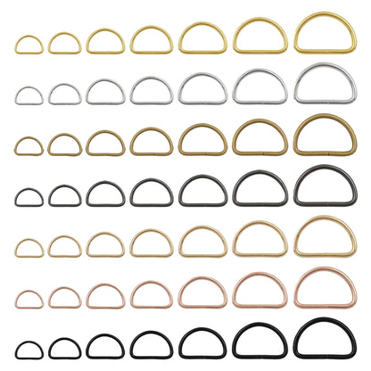 🔗 Lot de 20 Boucles Métalliques en D
