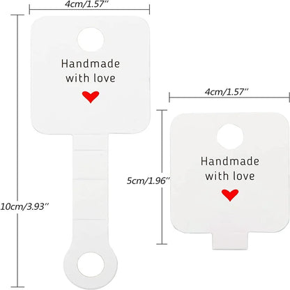 📦 50pcs Cartes Présentoirs Bijoux