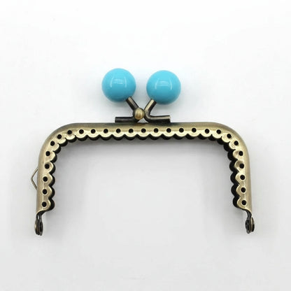 👜 Fermoir Métallique Carré 8,5 cm