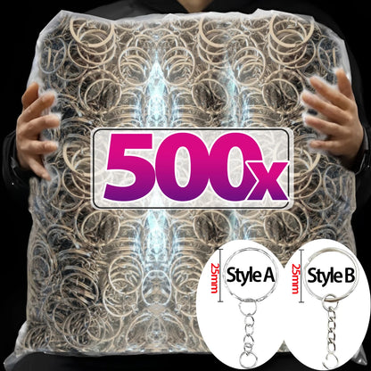 🔗 50 à 500pcs Anneaux Porte-Clés