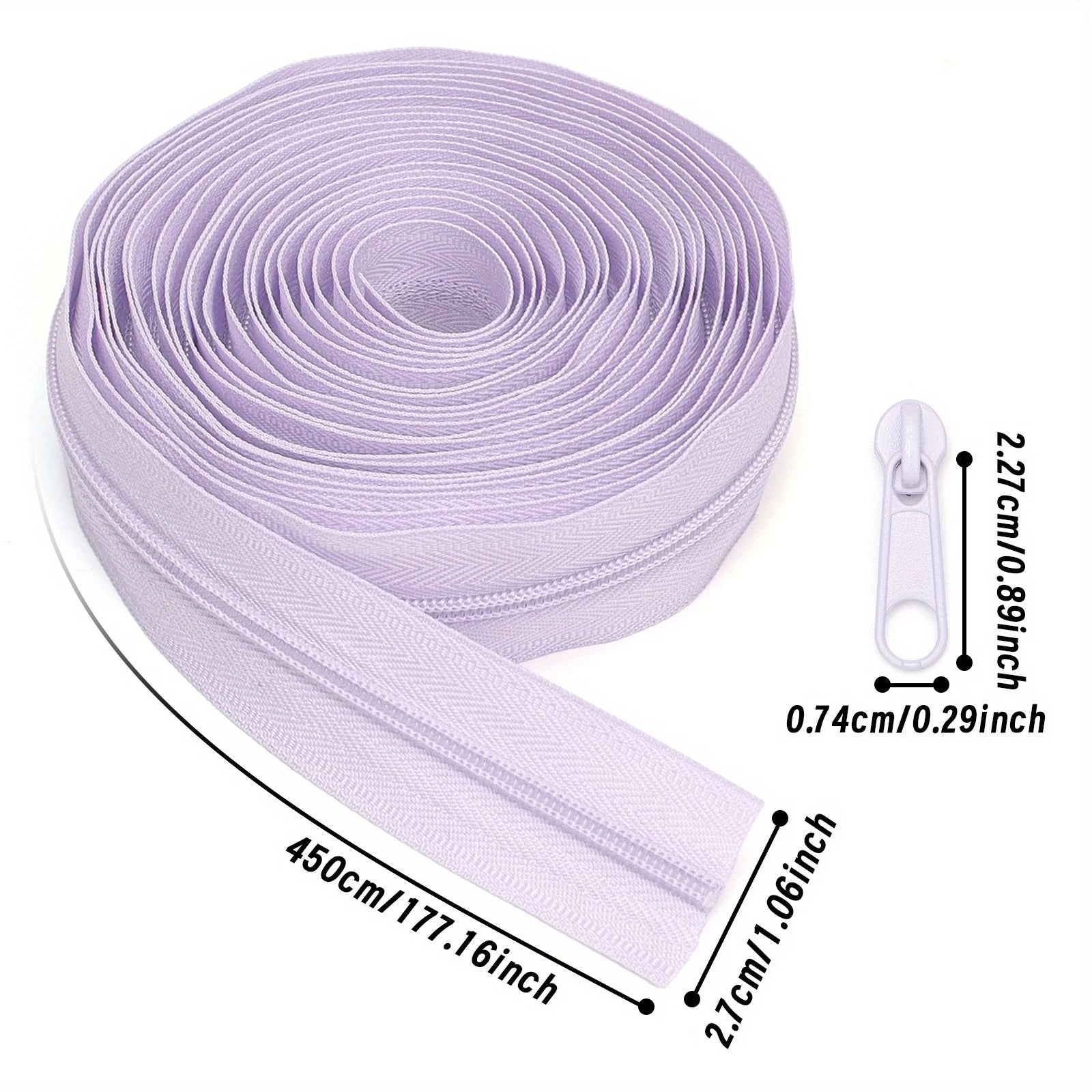 🧵 Set Fermeture Éclair + 10 Curseurs assortis