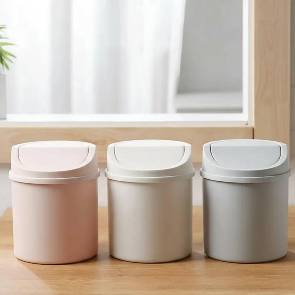 🗑️ Mini Poubelle de Bureau avec Couvercle