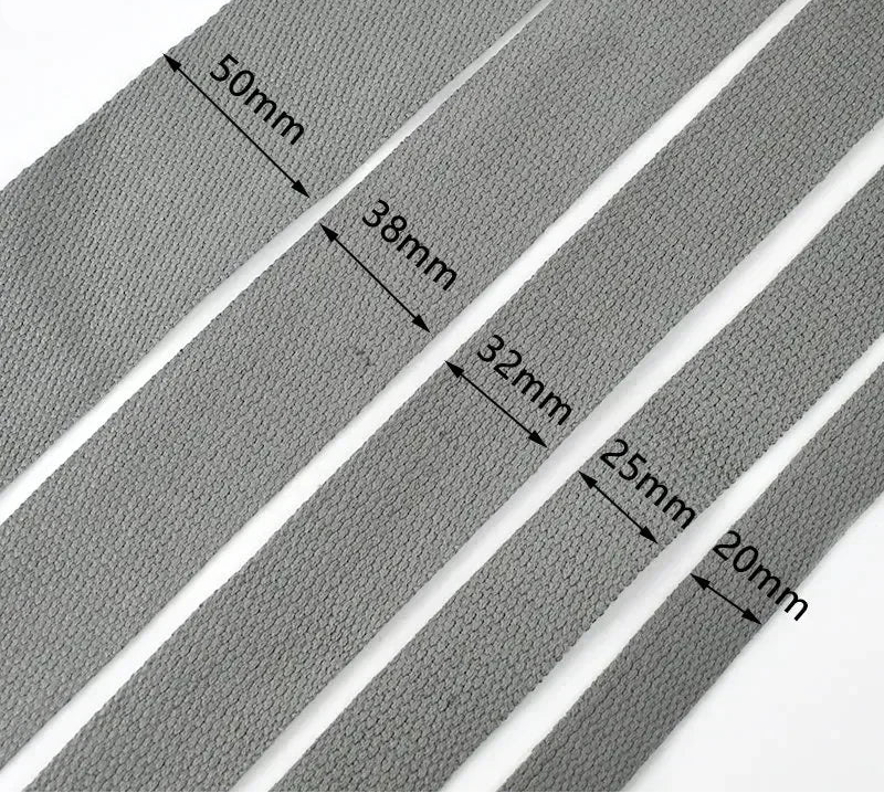 4 Mètres Sangle en Coton Épaisse 1.3mm