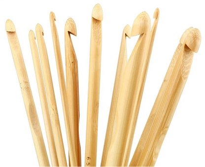 🌿 Set de 12 Crochets Tunisien avec Câble