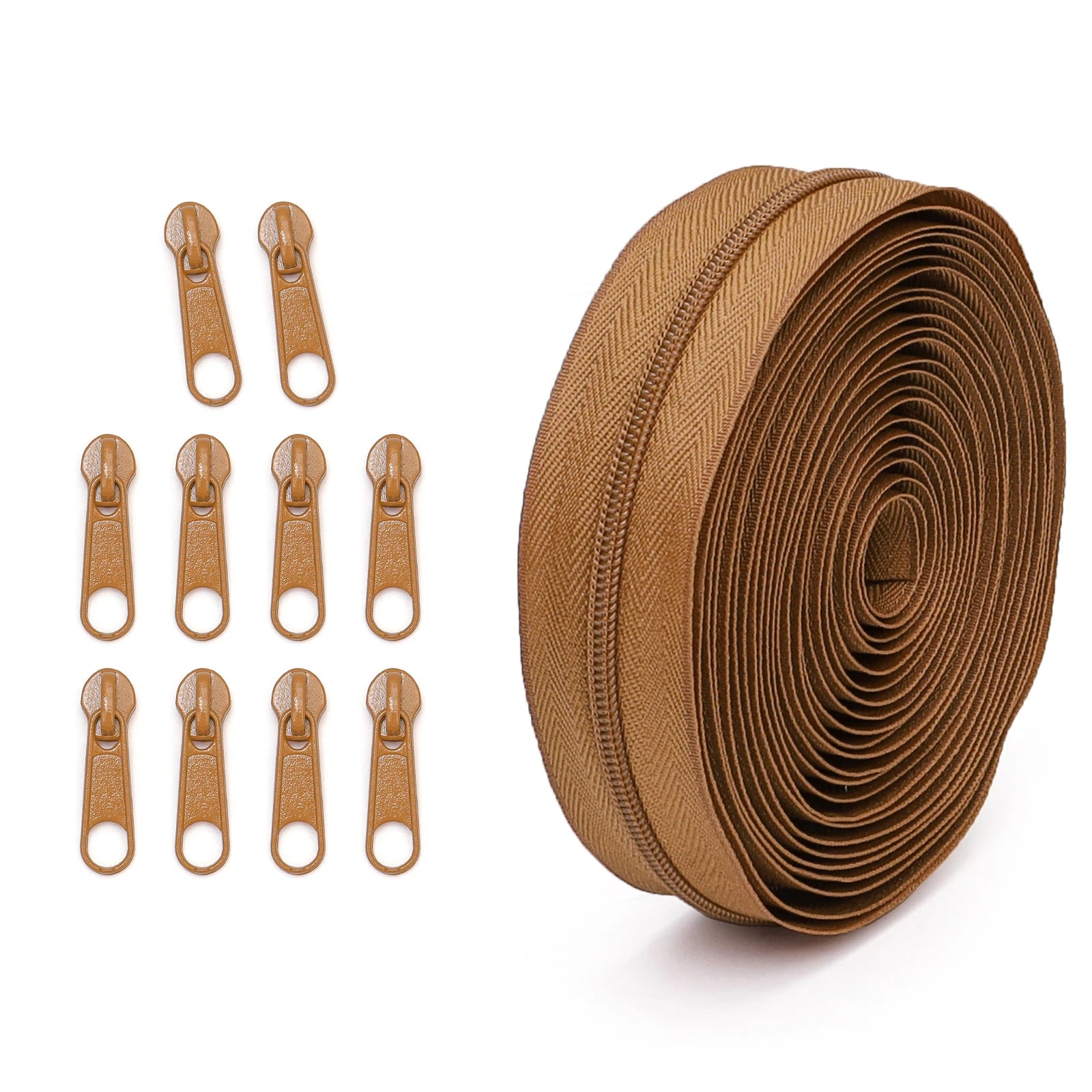 🧵 Set Fermeture Éclair + 10 Curseurs assortis