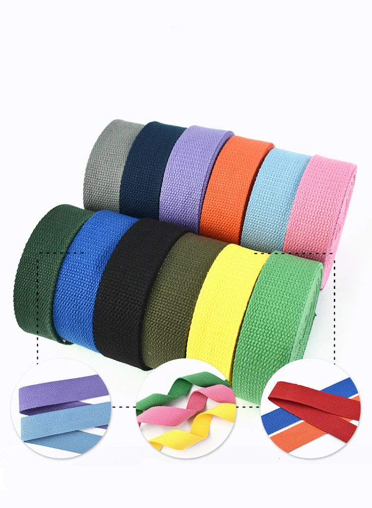 4 Mètres Sangle en Coton Épaisse 1.3mm