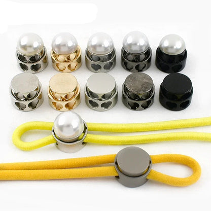 🔩 10pcs Bloque-Cordon Métal à Ressort