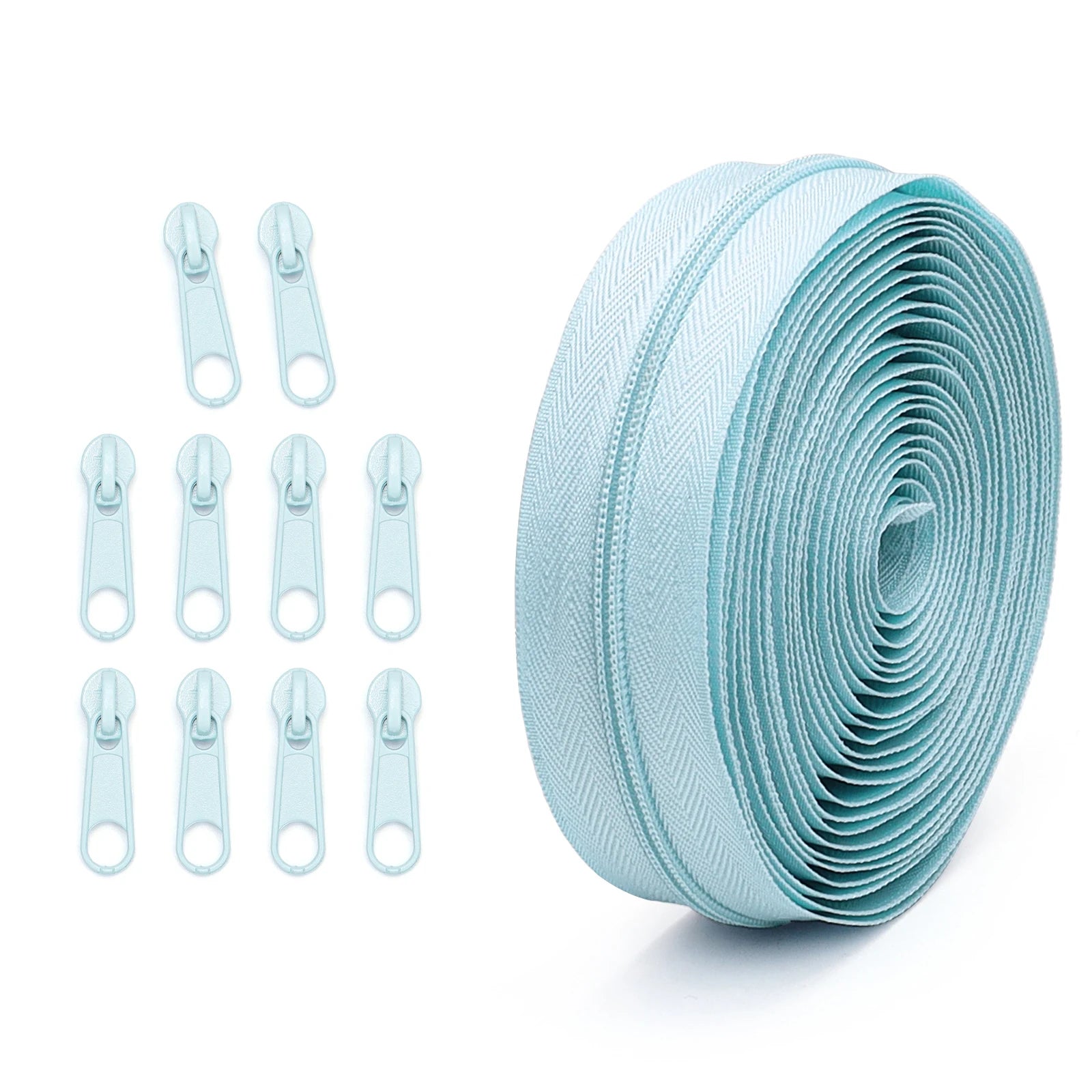 🧵 Set Fermeture Éclair + 10 Curseurs assortis